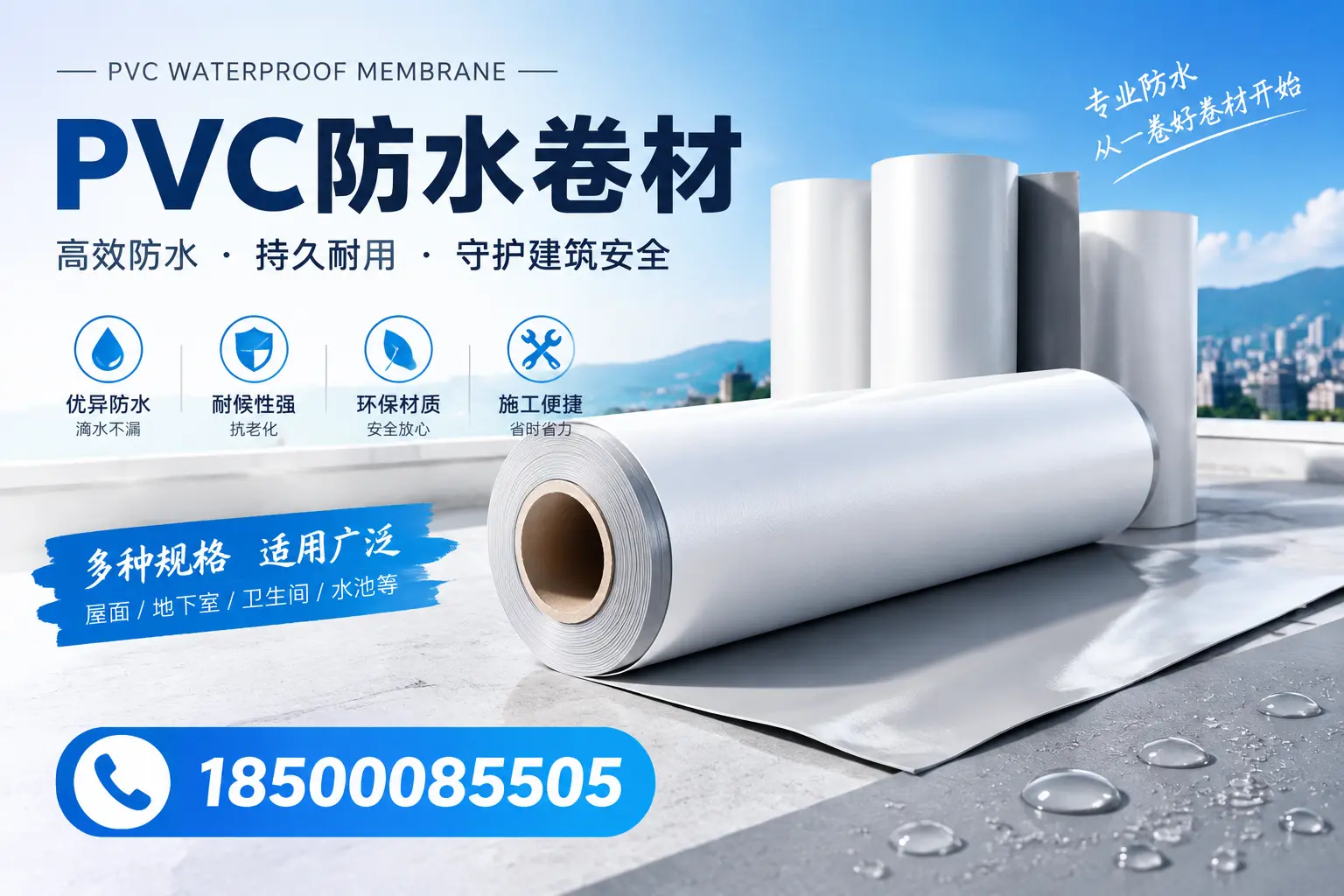 如何选择适合的PVC防水卷材?专家为您解答雅安的需求
